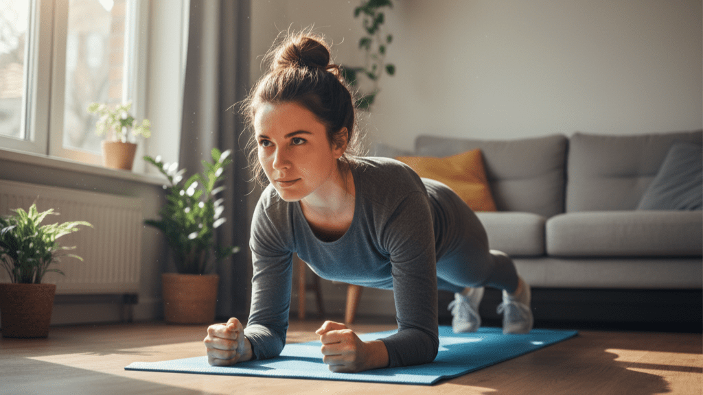 Home workout routine for boosting energy in busy schedules