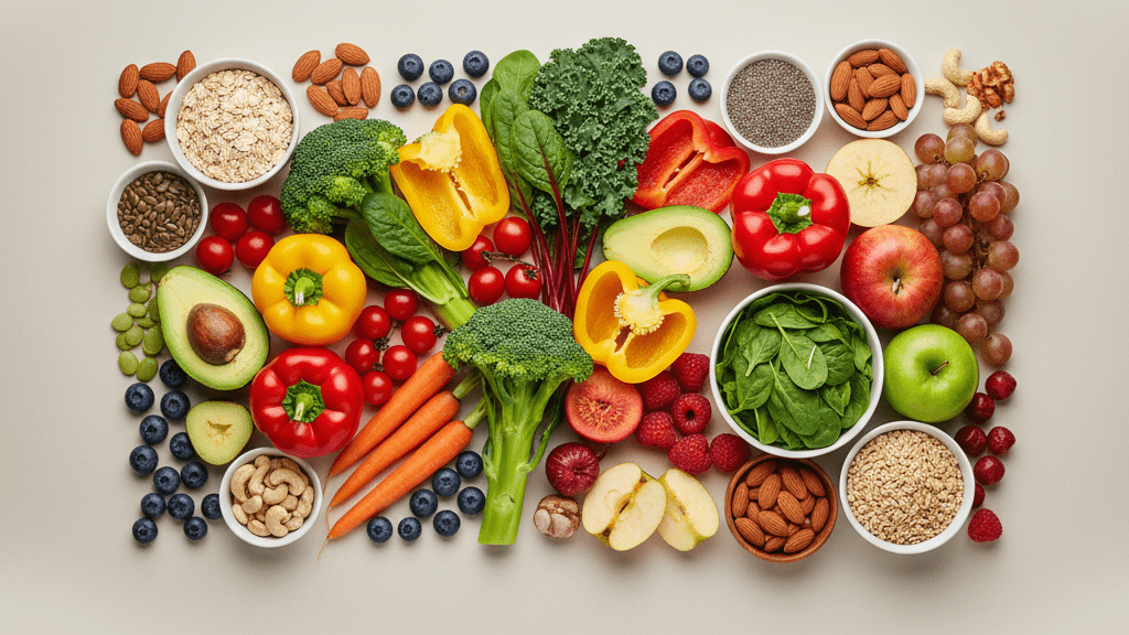 Healthy whole foods for balanced nutrition and natural energy 