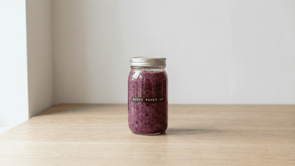berry smoothie indoors highlighting natural immune boosting drinks
