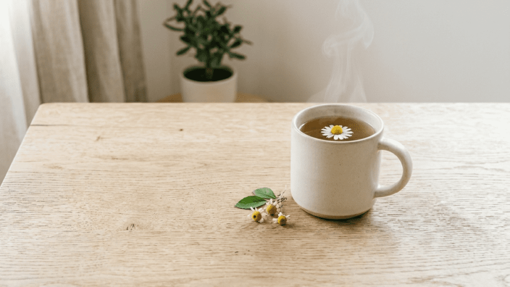 herbal tea made from natural ingredients showing herbs for natural detox benefits