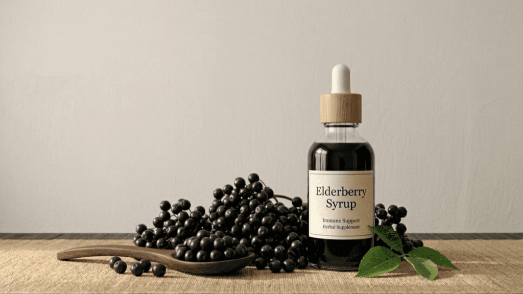 elderberry herbal supplement used for immune support