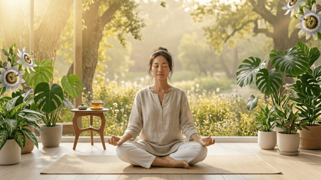Meditation practice as a natural energy booster and stress management technique