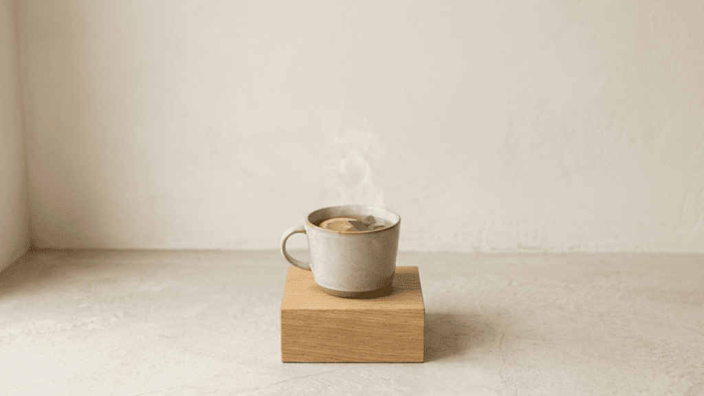 herbal tea cup used as natural remedies for headaches in indoor setting
